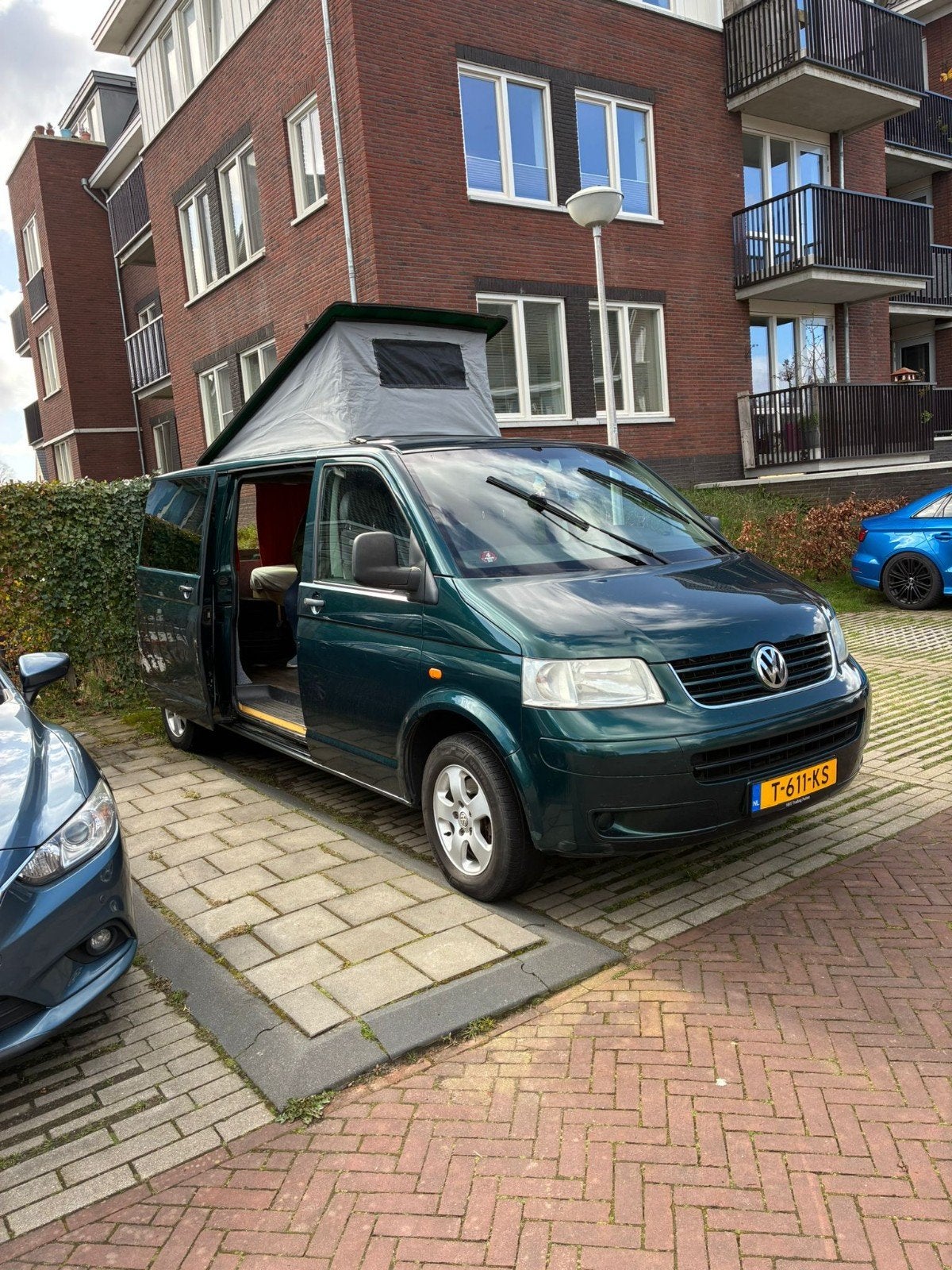 Volkswagen Transporter TDI (2005) - Zelfbouw Camper met APK, Buscamper of Camperbus, Volkswagen, Tot en met 2, Diesel