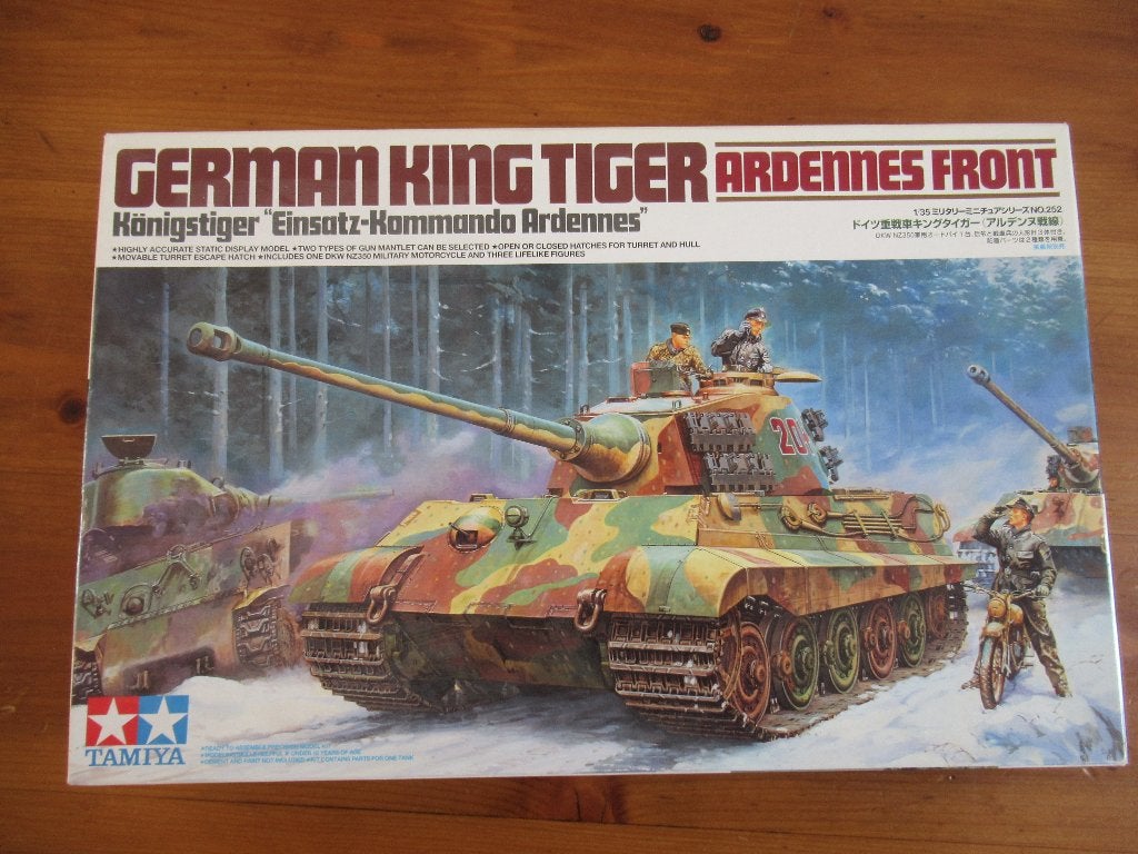 King Tiger - Ardennes Front (Tamiya 1/35) + Eduard Barrel, Tank, 1:32 tot 1:50, Nieuw, Ophalen of Verzenden