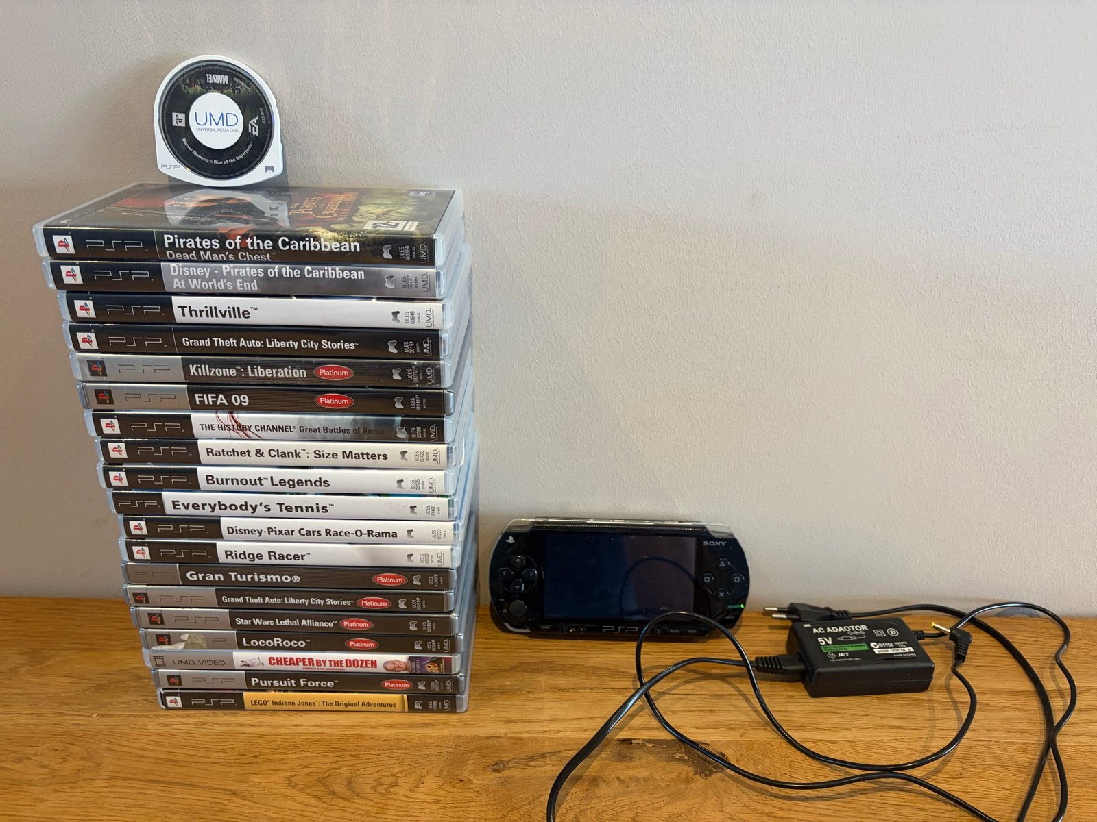 Sony PSP 3000 met 17 games en UMD-film, Spelcomputers en Games, ., Ophalen of Verzenden, ., .