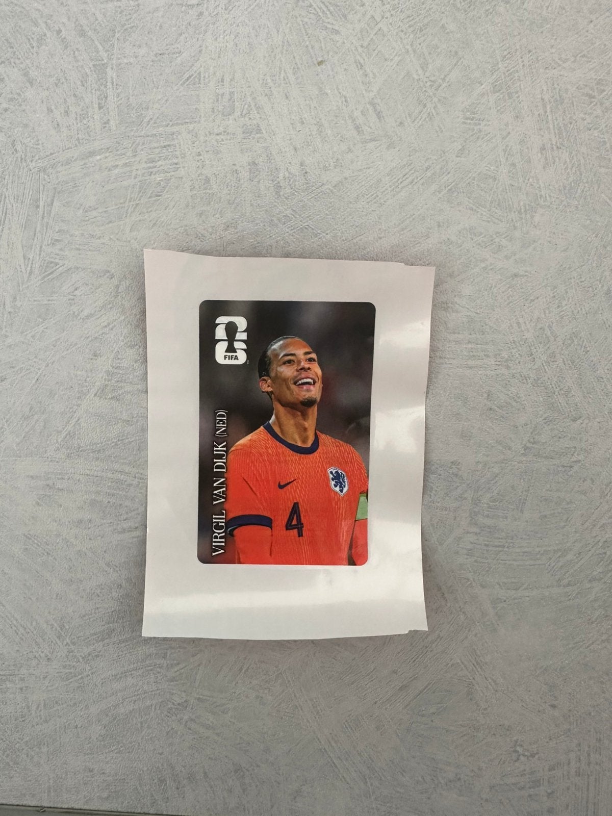Coca cola wk kaarten, Virgil Van Dijk, Verzenden, Zo goed als nieuw, Buitenlandse clubs