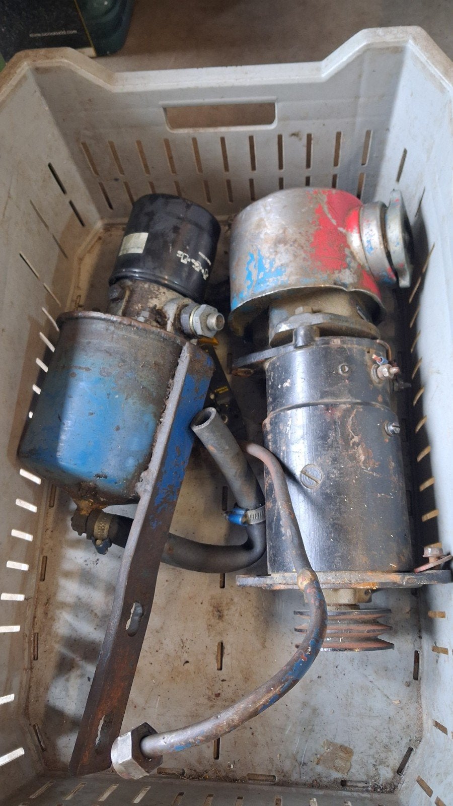 Delco Remy dynamo 12V dynamo met hydraulische pomp, Ophalen of Verzenden