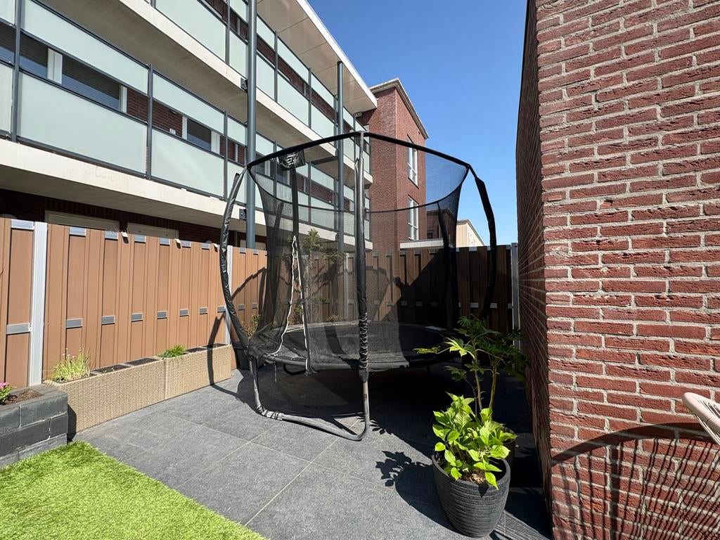 SZ Sports Trampoline met Veiligheidsnet - Gebruikt, Kinderen en Baby's, Speelgoed | Buiten | Trampolines, Ophalen of Verzenden