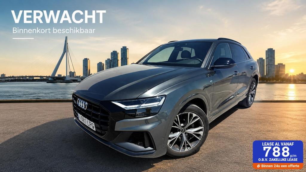 Audi Q8 55 TFSI e Sline Quattro Aut*Navi*Pano*Btw*, Auto's, Audi, Bedrijf, Te koop, Q8, 4x4, ABS, Achteruitrijcamera, Airbags