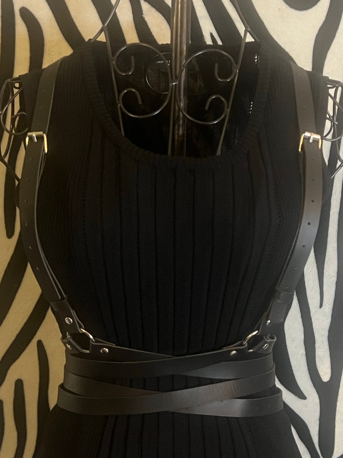 Faux Leren Body Harness - 260cm Tailleband, Kleding | Dames, Ophalen of Verzenden, Nieuw