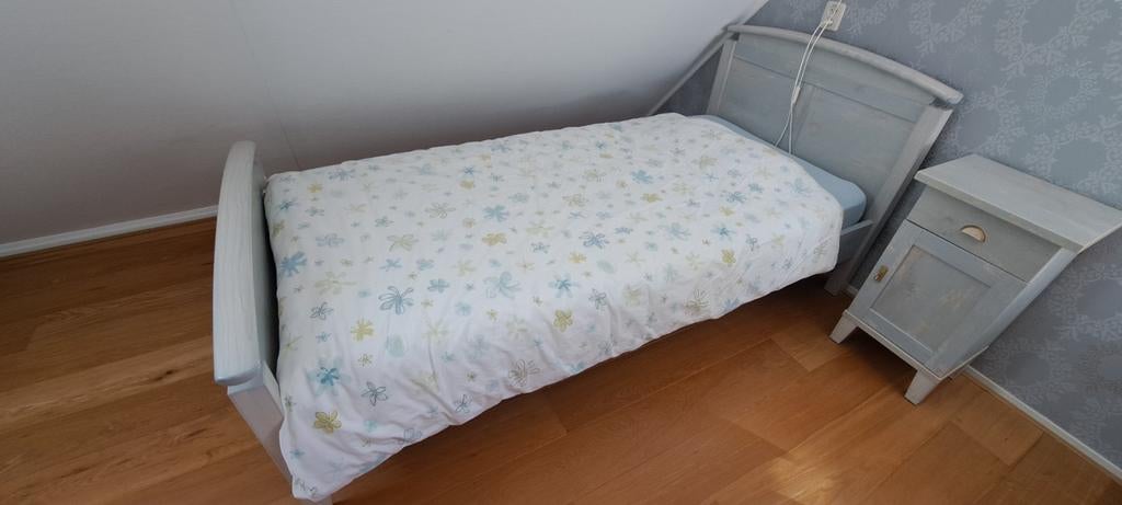 Gautier 7-delige kamer lichtblauw whitewash tvw € 2.660,=, Kinderen en Baby's, Ophalen, Zo goed als nieuw, Meisje