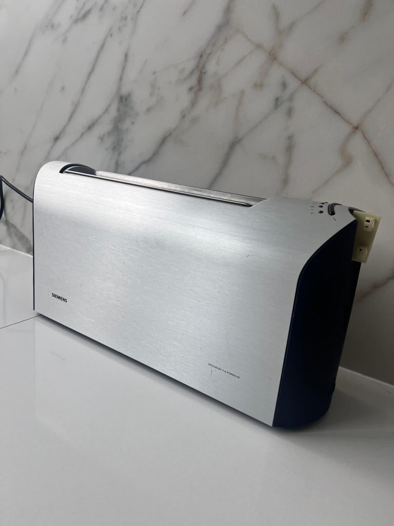 SIEMENS PORCHE DESIGN BROODROOSTER TOASTER BROOD ROOSTER, Ophalen of Verzenden, Zo goed als nieuw, Uitneembare kruimellade