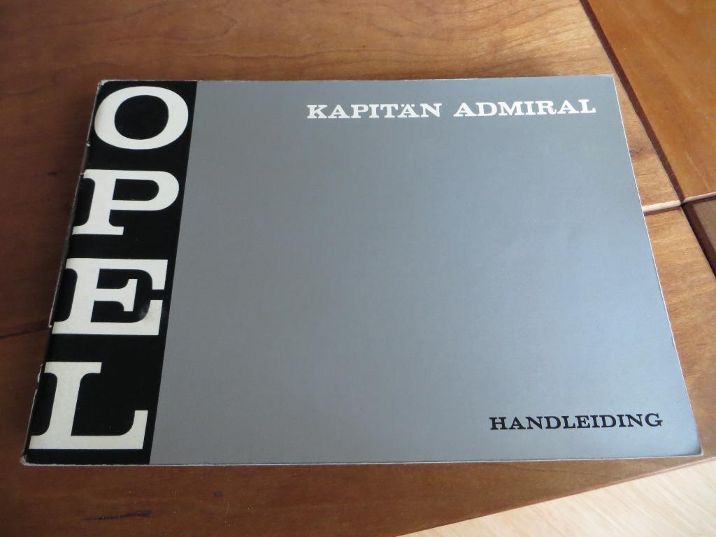 Instructieboek Opel Kapitan 2.8, Opel Admiral 2.8 1969 mooi!, Ophalen of Verzenden