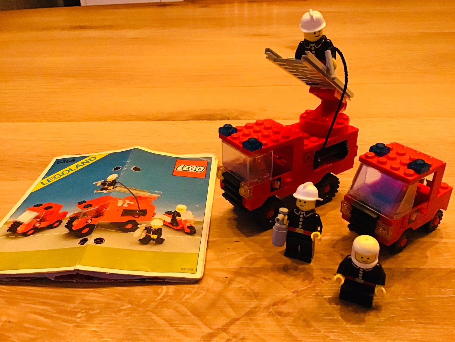LEGO classic 6366, brandweer fire / rescue squad, motor mist, Lego, Zo goed als nieuw, LEGOLAND, Complete set