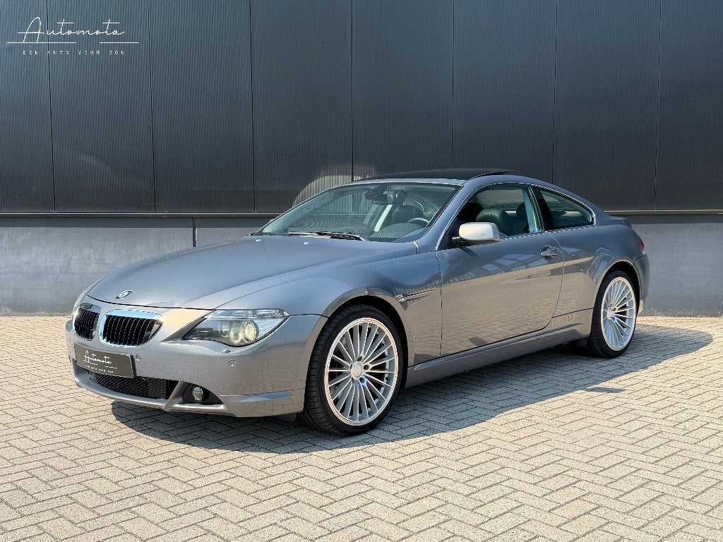 BMW 630i 258PK 6 Cil / NL Auto / Youngtimer / Leder / Xenon, Auto's, BMW, Automaat, Achterwielaandrijving, Zwart, Automatische klimaatregeling