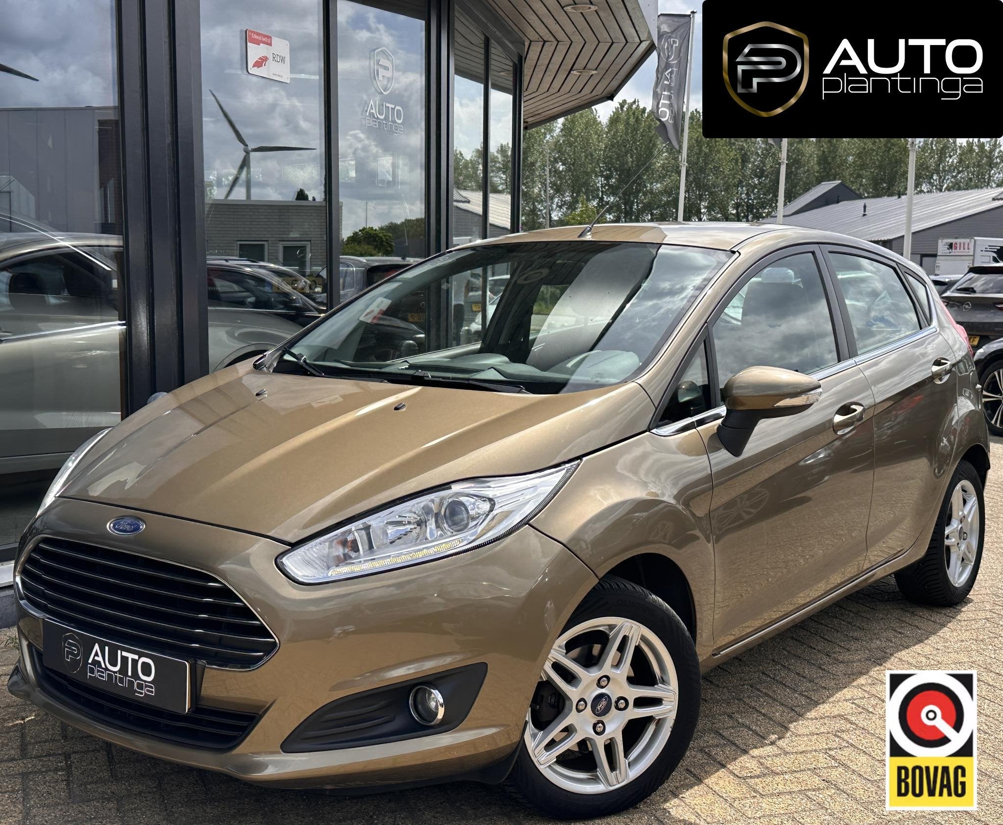 Ford Fiesta 1.0 EcoBoost Titanium 101PK | Van de Ford Dealer, Auto's, Voorwielaandrijving, Euro 6, Bruin, 23 km/l