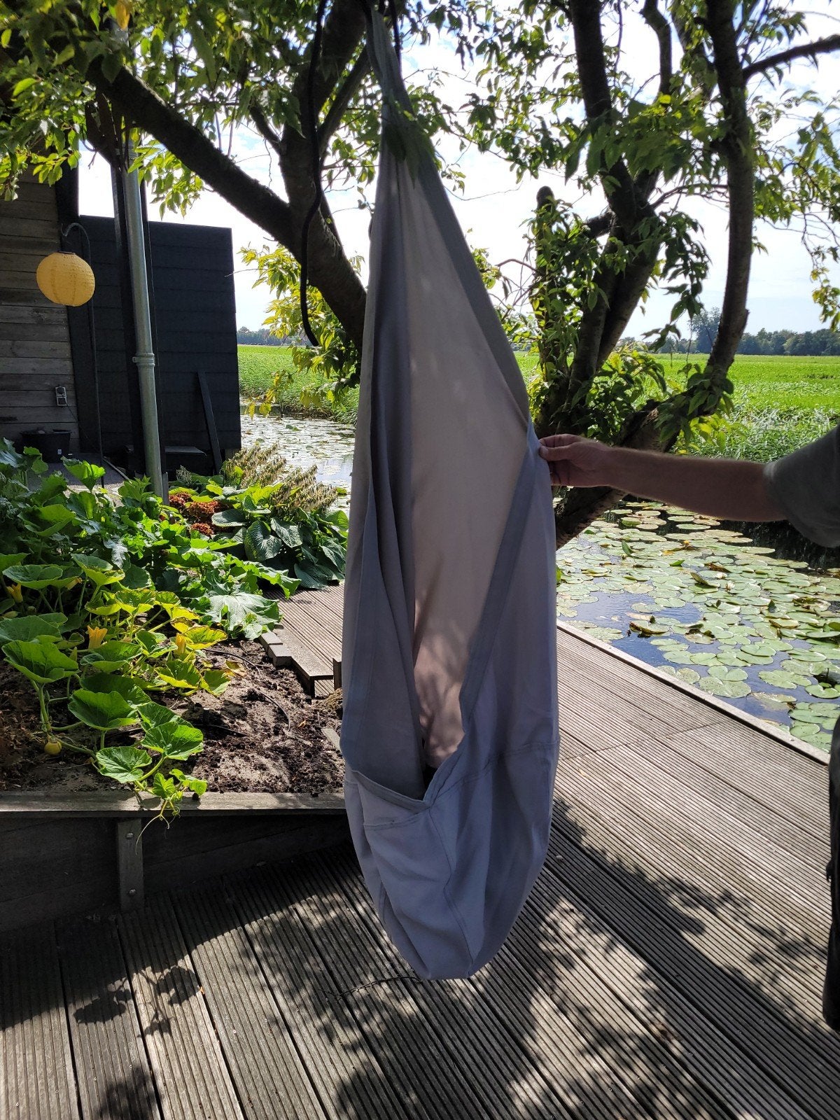 ekorre hangzak, Ophalen, Minder dan 1 meter, Parasolvoet