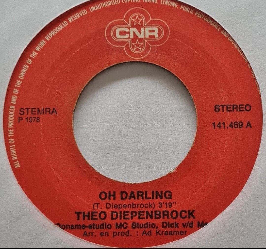THEO DIEPENBROCK - OH DARLING, Ophalen of Verzenden, Gebruikt
