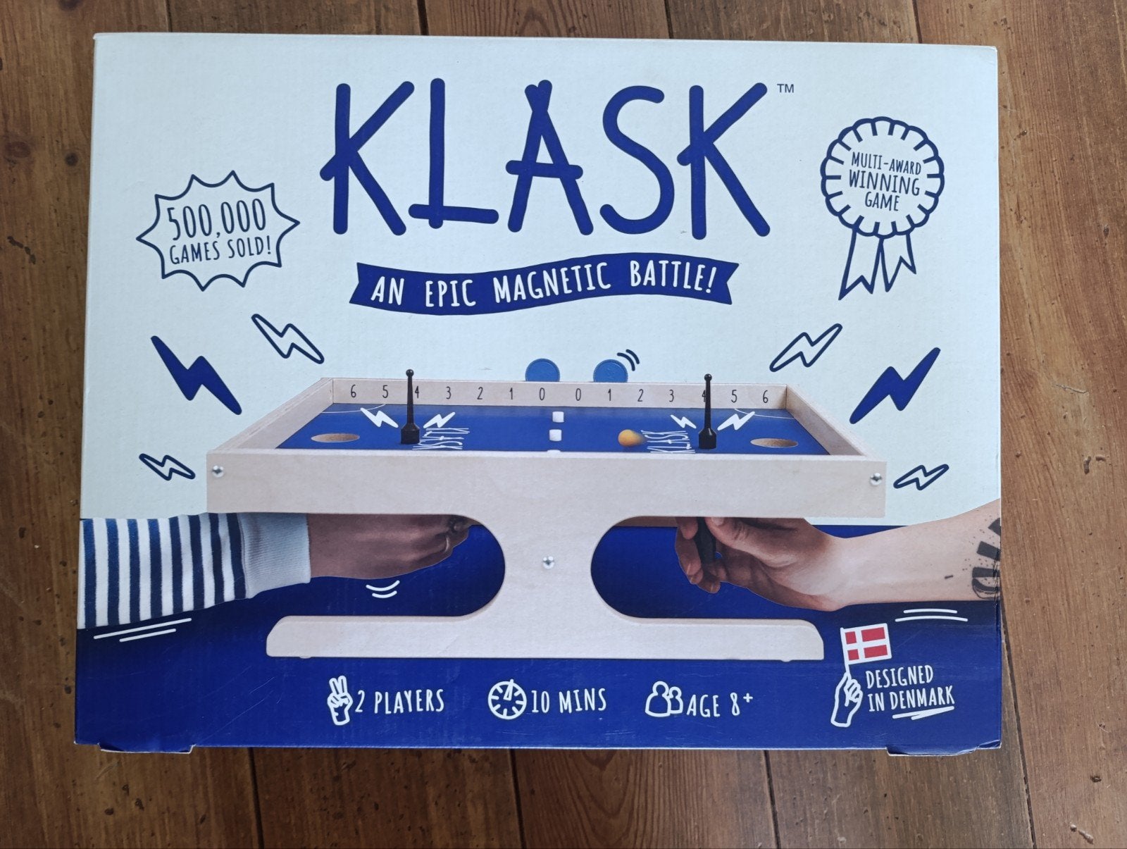 KLASK:  Magnetische Strijd - Multi-Award Winning G, Een of twee spelers, Ophalen of Verzenden, Gebruikt, KLASK