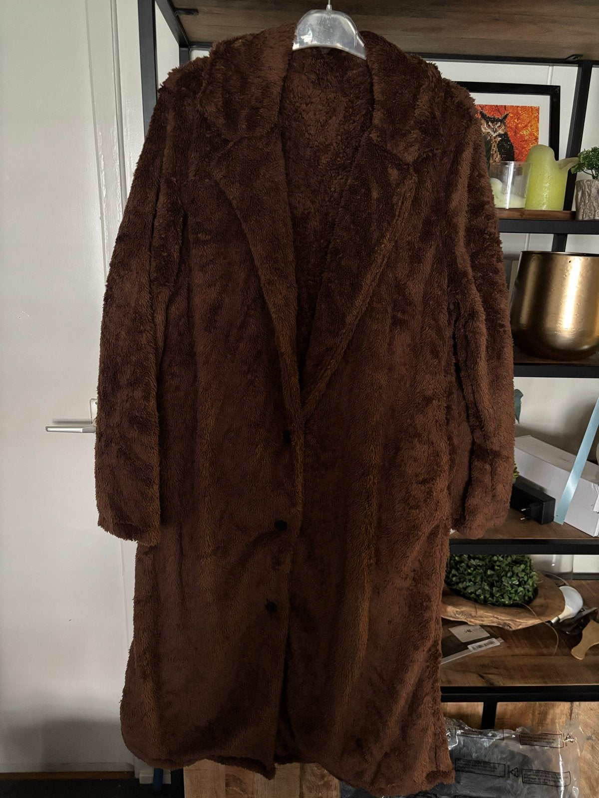 Nieuwe Bruine teddy jas XL, Ophalen of Verzenden, Nieuw, Maat 46/48 (XL) of groter, Bruin