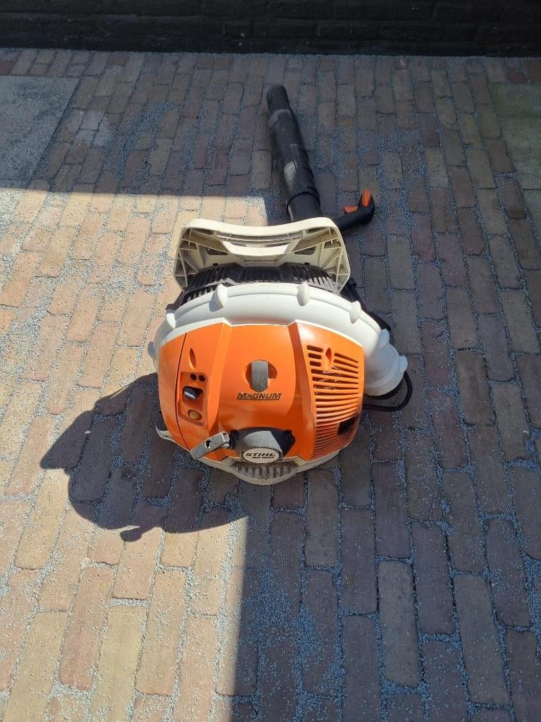 stihl br 600 Magnum, Tuin en Terras, Bladblazers, Ophalen, Gebruikt, Benzine, Ruggedragen