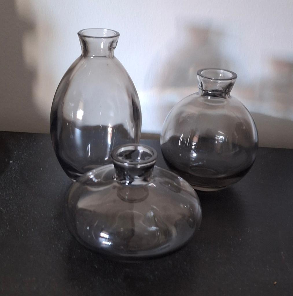 Mini vaasjes, Huis en Inrichting, Woonaccessoires | Vazen, Ophalen, Glas