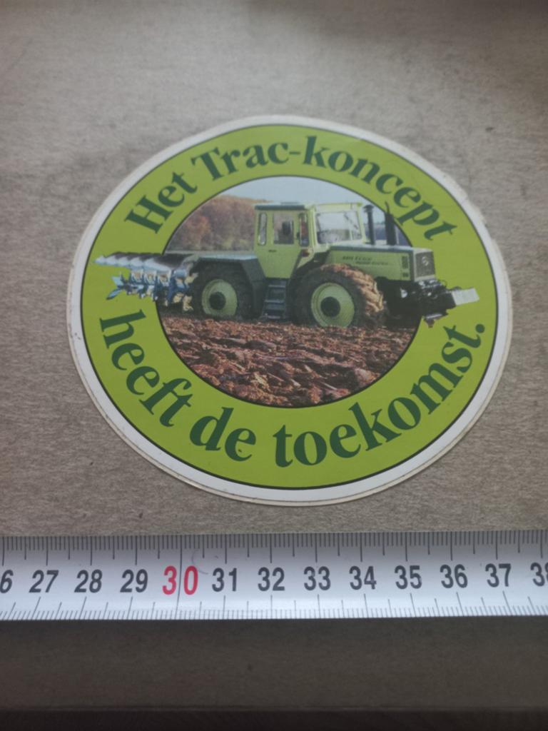 Het trac koncept heeft de toekomst mercedes, Verzamelen, Stickers, Ophalen of Verzenden, Zo goed als nieuw