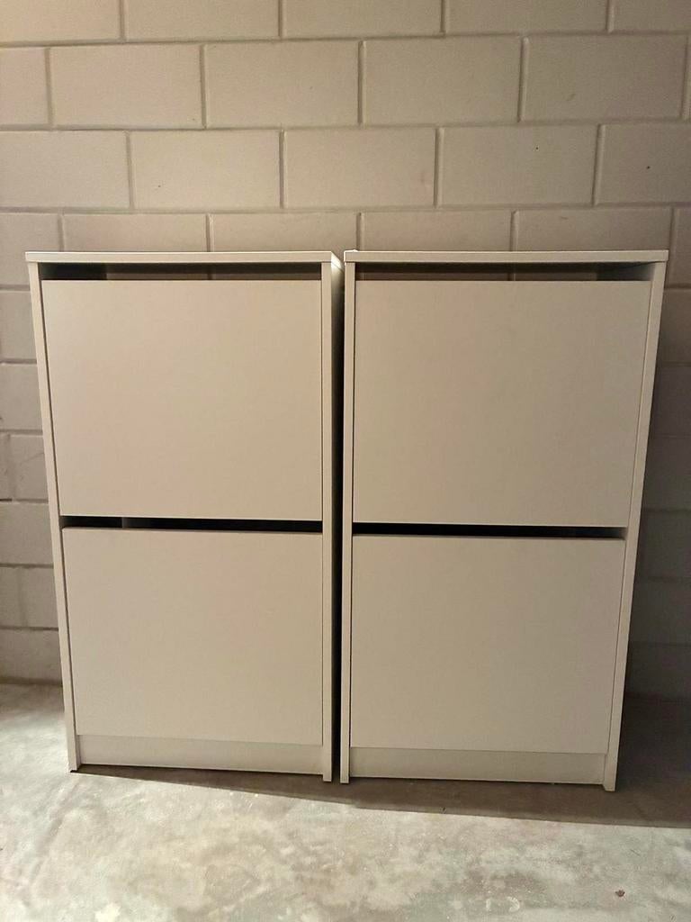 IKEA Bissa schoenenkasten x 2, Huis en Inrichting, Kasten | Schoenenkasten, Ophalen, Gebruikt