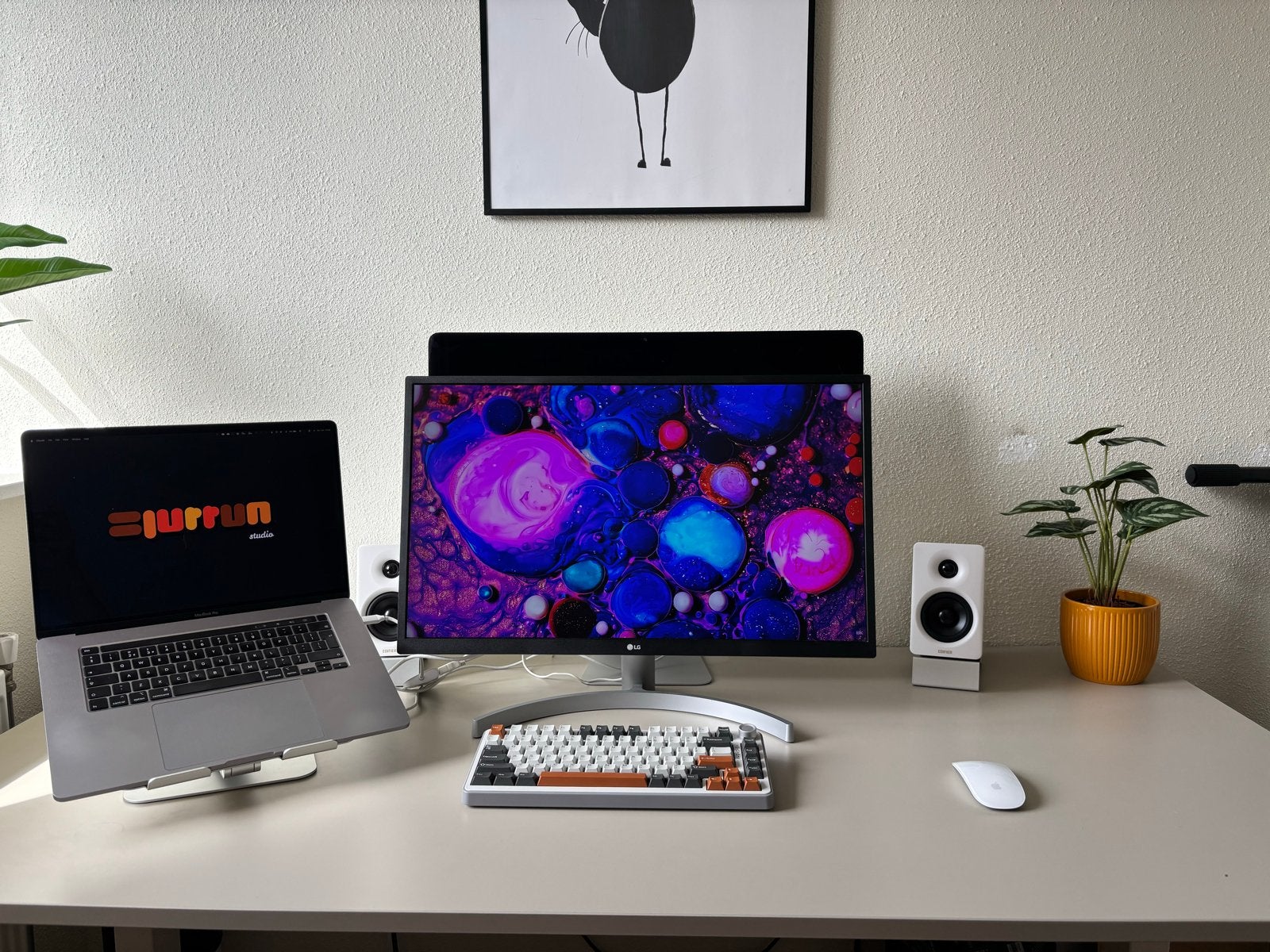 LG 27UL500-W 27 inch 4K monitor (incl. kabels), Computers en Software, Monitoren, Ophalen, IPS, Kantelbaar, DisplayPort