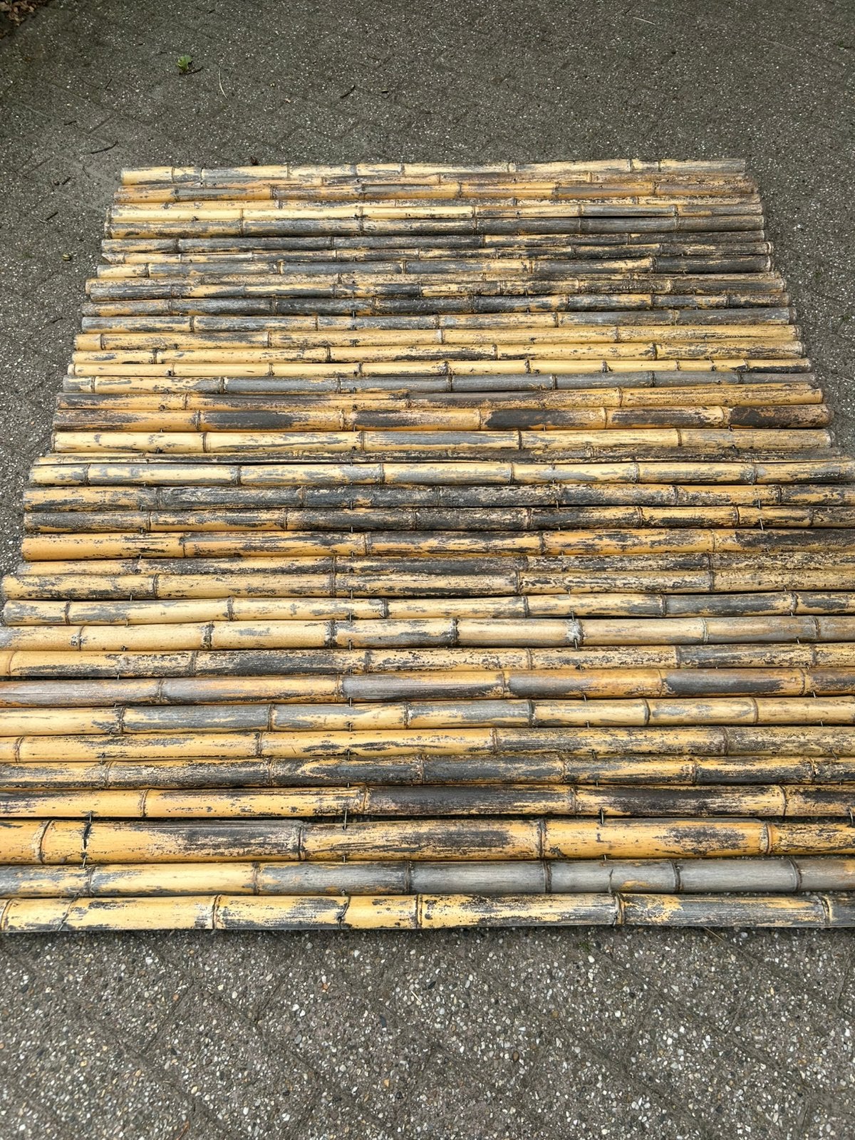 Bamboe op rol bamboerol afscheiding schutting 150x180, Ophalen, Zo goed als nieuw, Overige materialen, 200 cm of meer