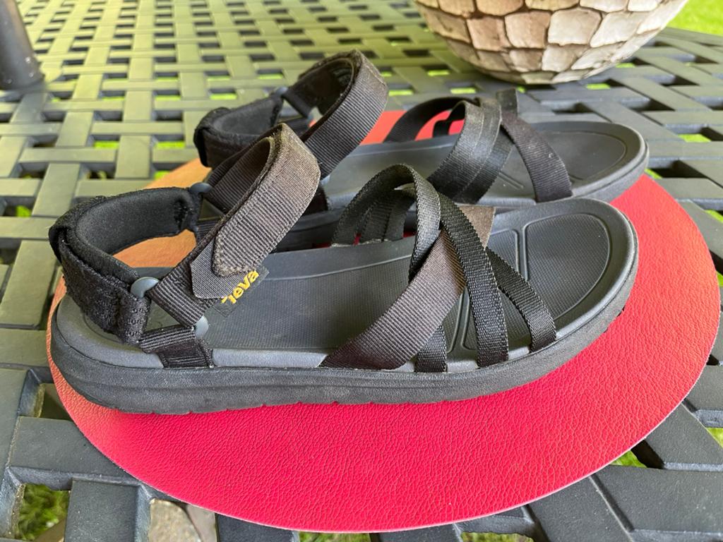 Teva Sanborn Mia dandalen zwart maat 41, Ophalen of Verzenden, Zo goed als nieuw, Zwart, Sandalen of Muiltjes