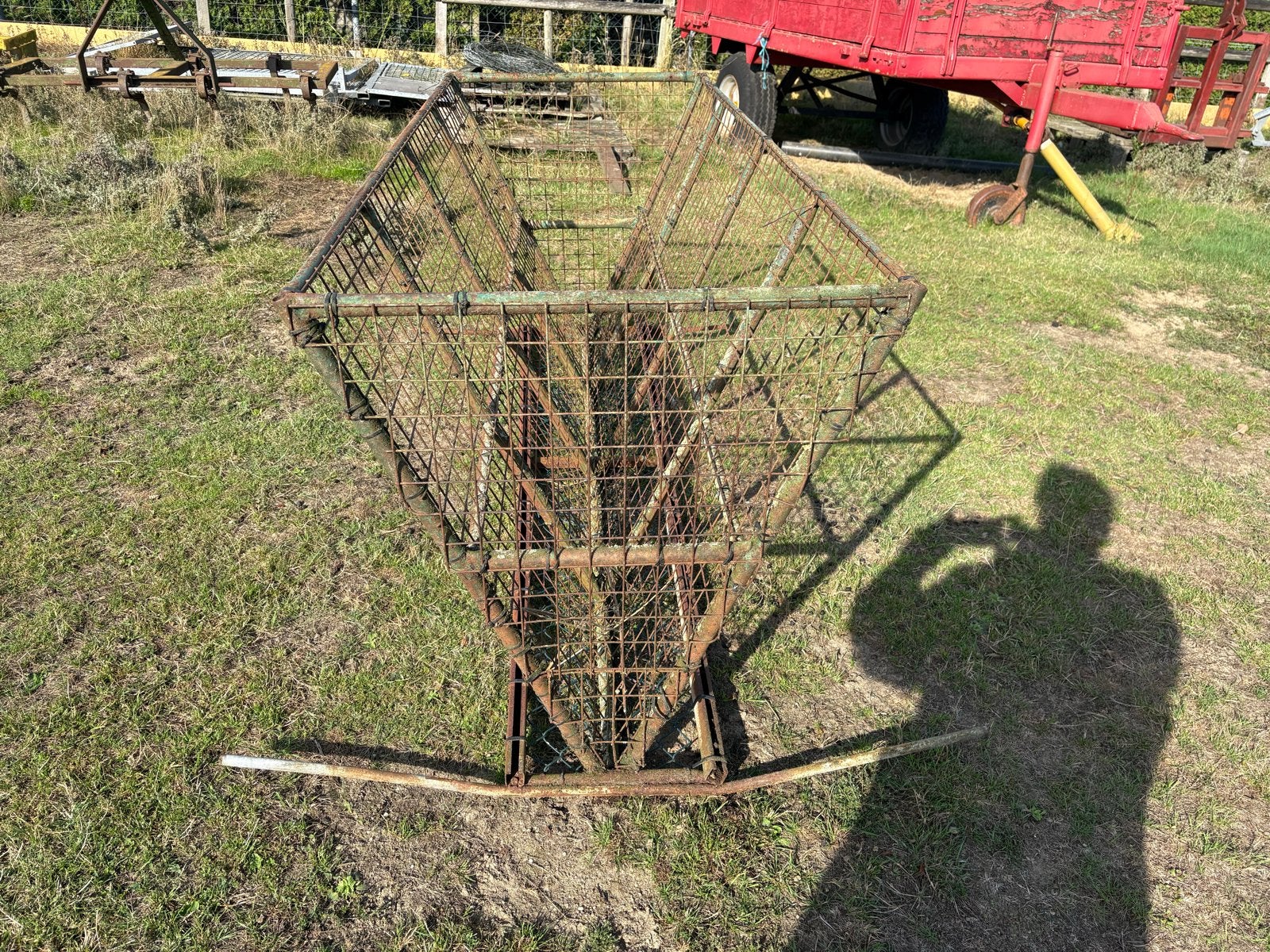 Voerhek/Voerbak voor vee - 2 meter lang