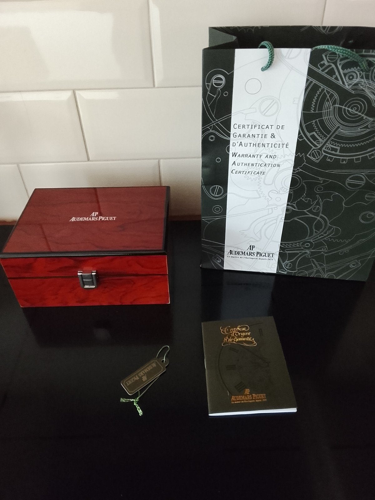 Audermars Piquet luxe box met accessoires, Ophalen of Verzenden, Nieuw