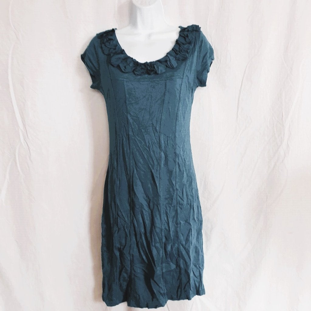 Mooie blauwe jurk mt 38 merk Dass & Co Paris, Kleding | Dames, Maat 38/40 (M), Blauw, ., Ophalen of Verzenden
