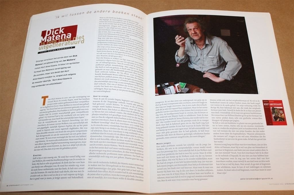 Stripschrift 378 — Dick Matena, Wolkers & Bouazza 2006, Eén stripboek, Verzenden, Gelezen