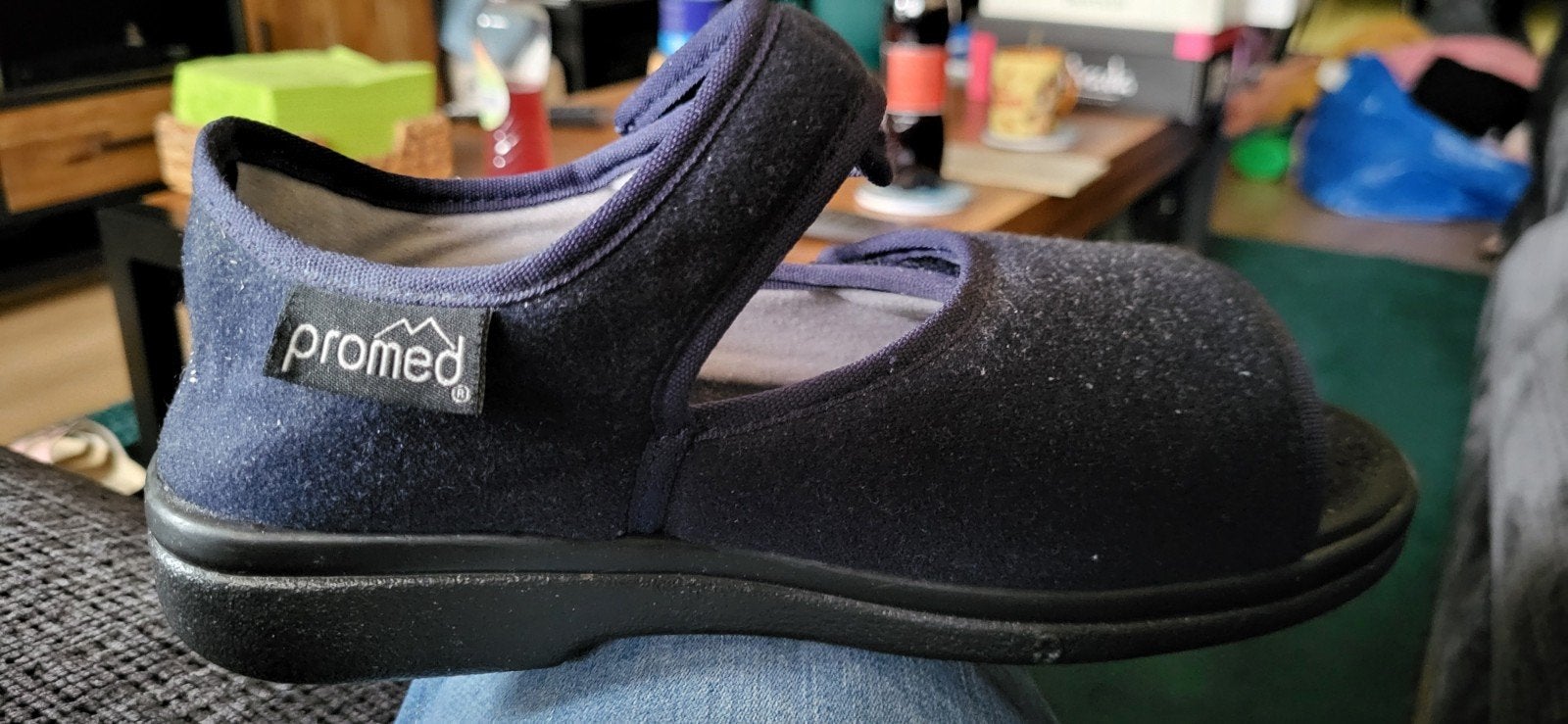 Gedragen Promed schoenen - Maat 37, Slippers, Promed, Blauw, Ophalen of Verzenden