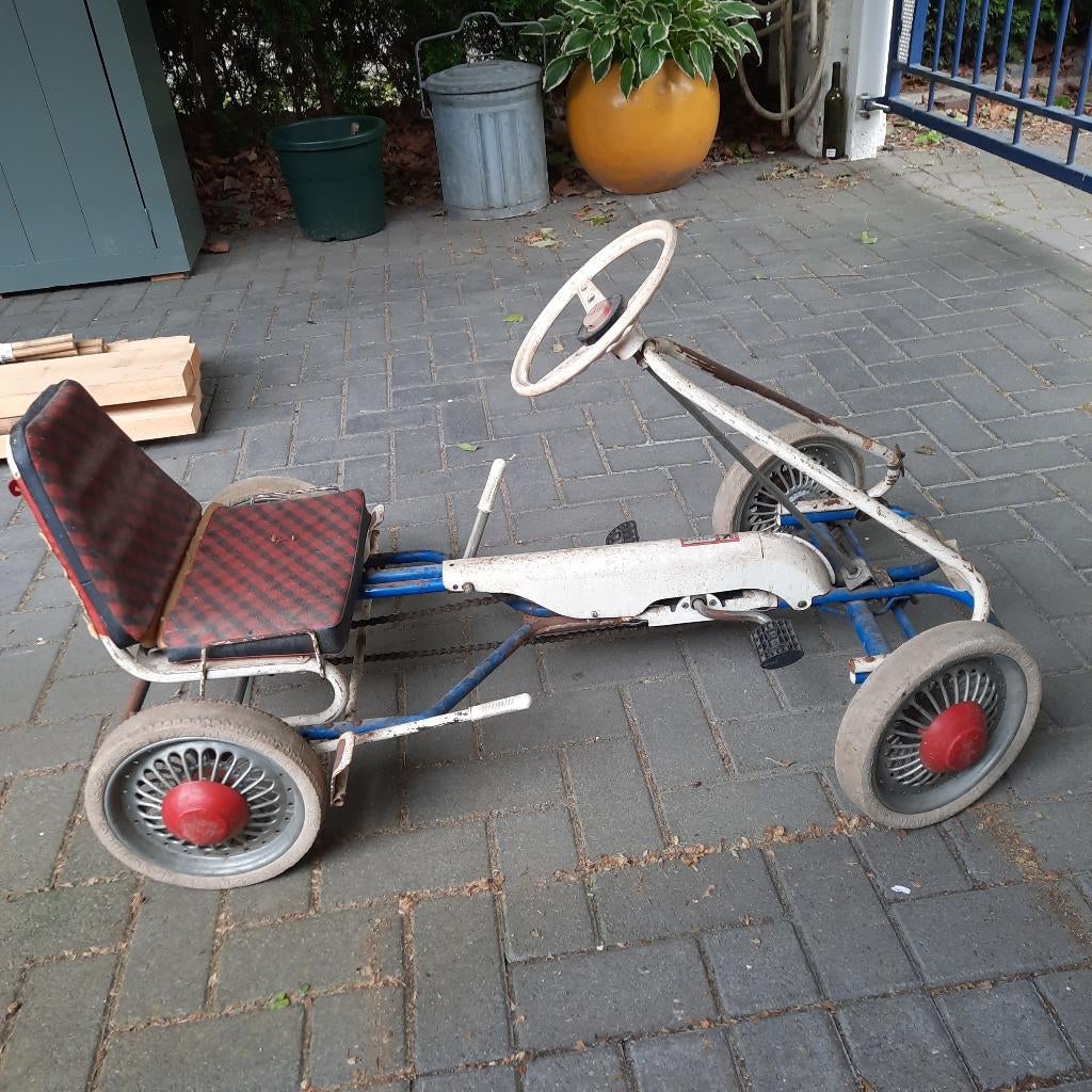 uniek originele kettler kettcar vintage jaren 60 vroeg model, Kinderen en Baby's, Speelgoed | Buiten | Skelters, Ophalen, Gebruikt