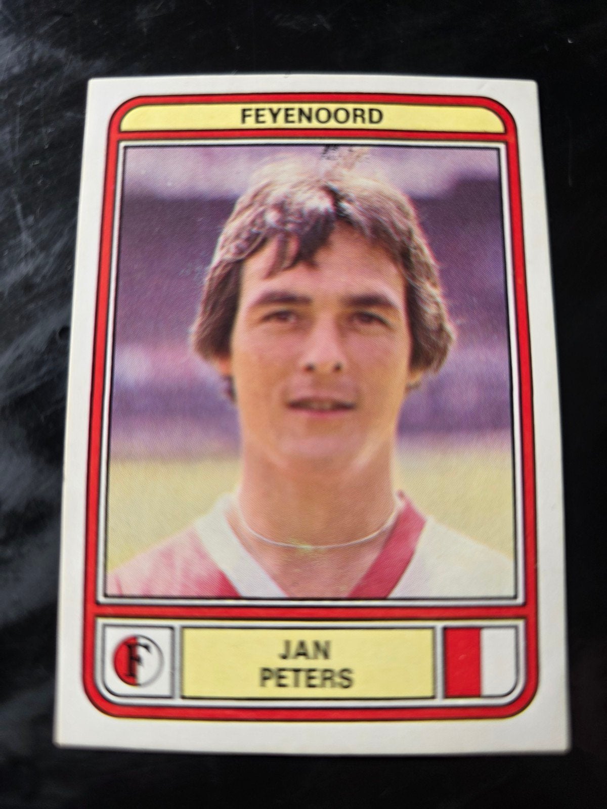 Voetbalplaatje Jan Peters., Ophalen of Verzenden, Zo goed als nieuw, Plaatje