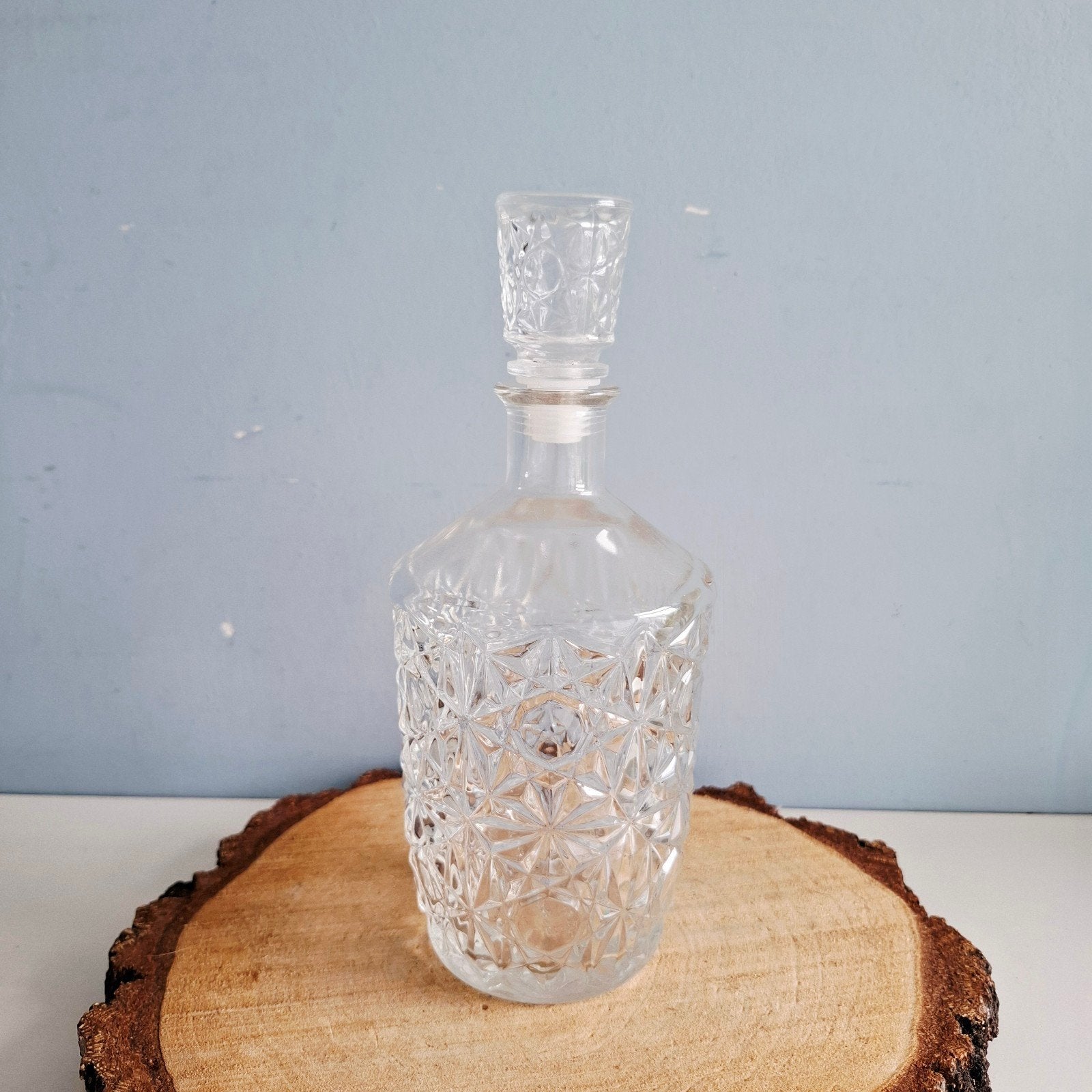 Vintage kristallen karaf met stop, Ophalen of Verzenden