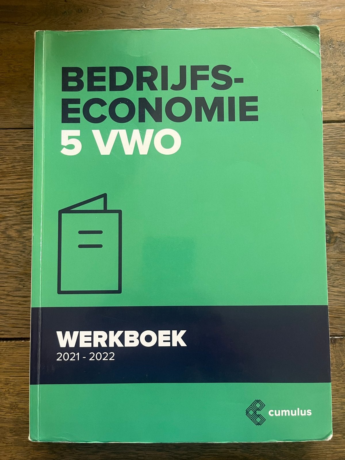 Werkboek Bedrijfseconomie 5 VWO 2021-2022 Cumulus, Boeken, Studieboeken en Cursussen, Zo goed als nieuw, Overige niveaus, Gamma