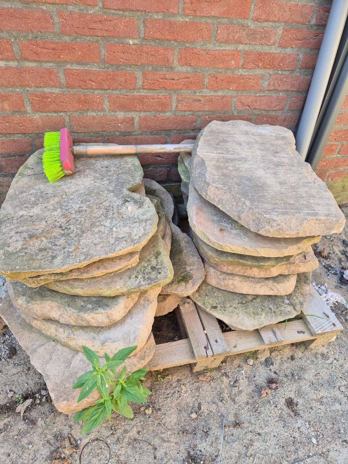 Stapstenen staptegels flagstones eurohandsonderneming, Tuin en Terras, Ophalen, Natuursteen, Terrastegels