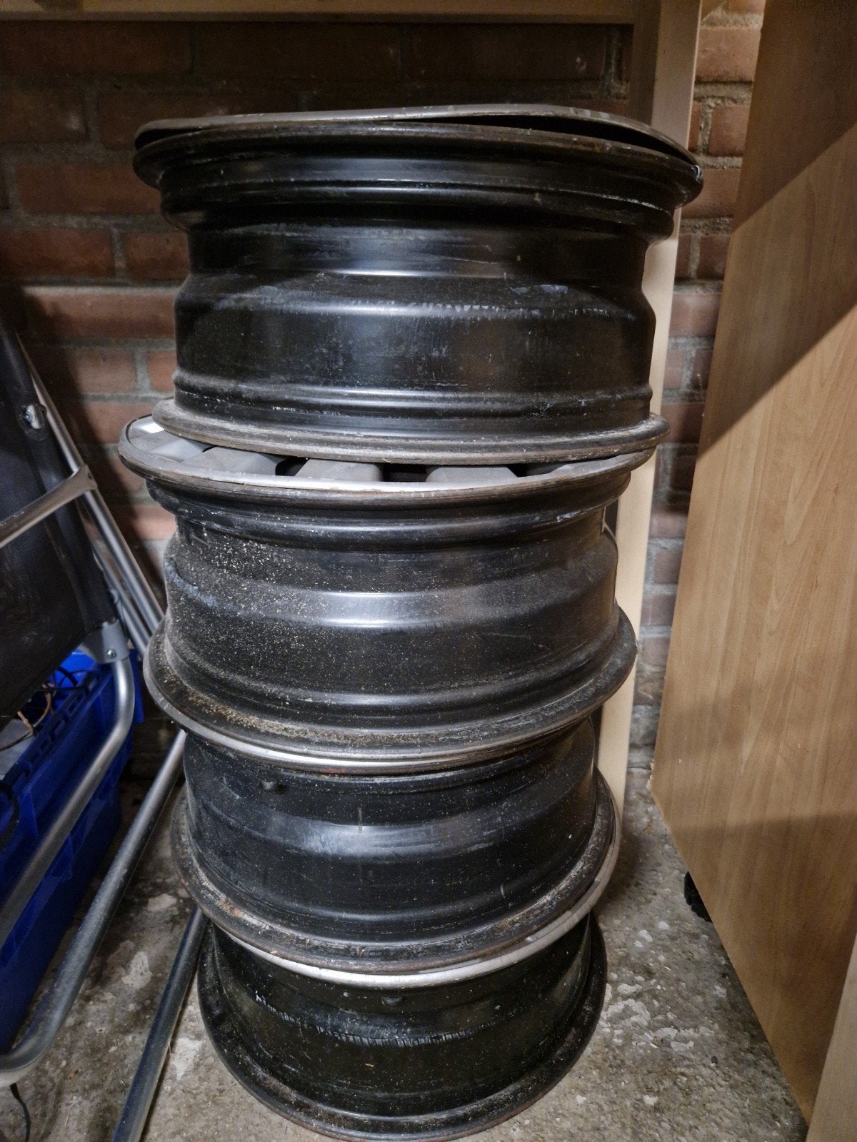Stalen velgen 16 inch, Ophalen, Gebruikt, Velg(en), 16 inch