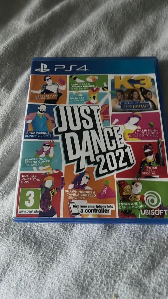 Complete Just Dance set 2021 PS4|2 Move controllers+oplader, Muziek, Gebruikt, 2 spelers, Ophalen of Verzenden
