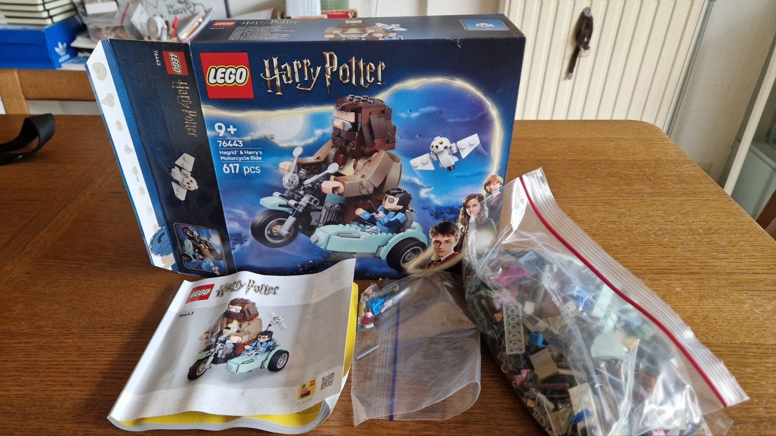 LEGO Harry Potter 76443 Hagrid's Motorfietsrit, Ophalen, Lego, Zo goed als nieuw, Inclusief instructies