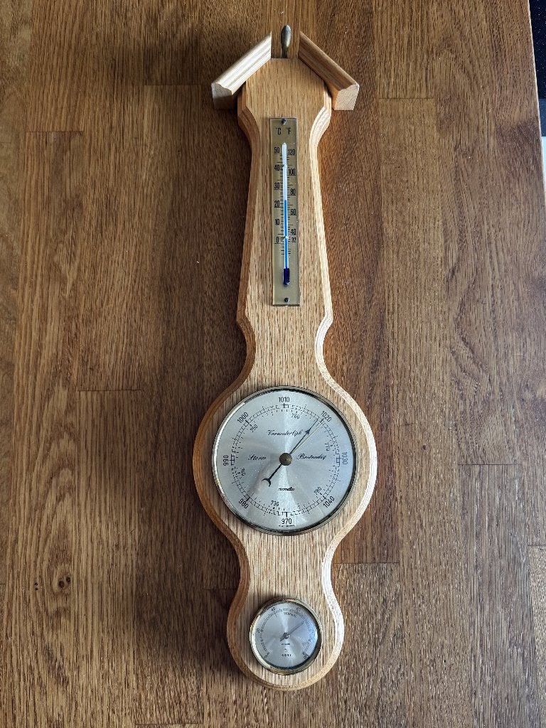 Eikenhouten weerstation, Ophalen, Zo goed als nieuw, Weerstation
