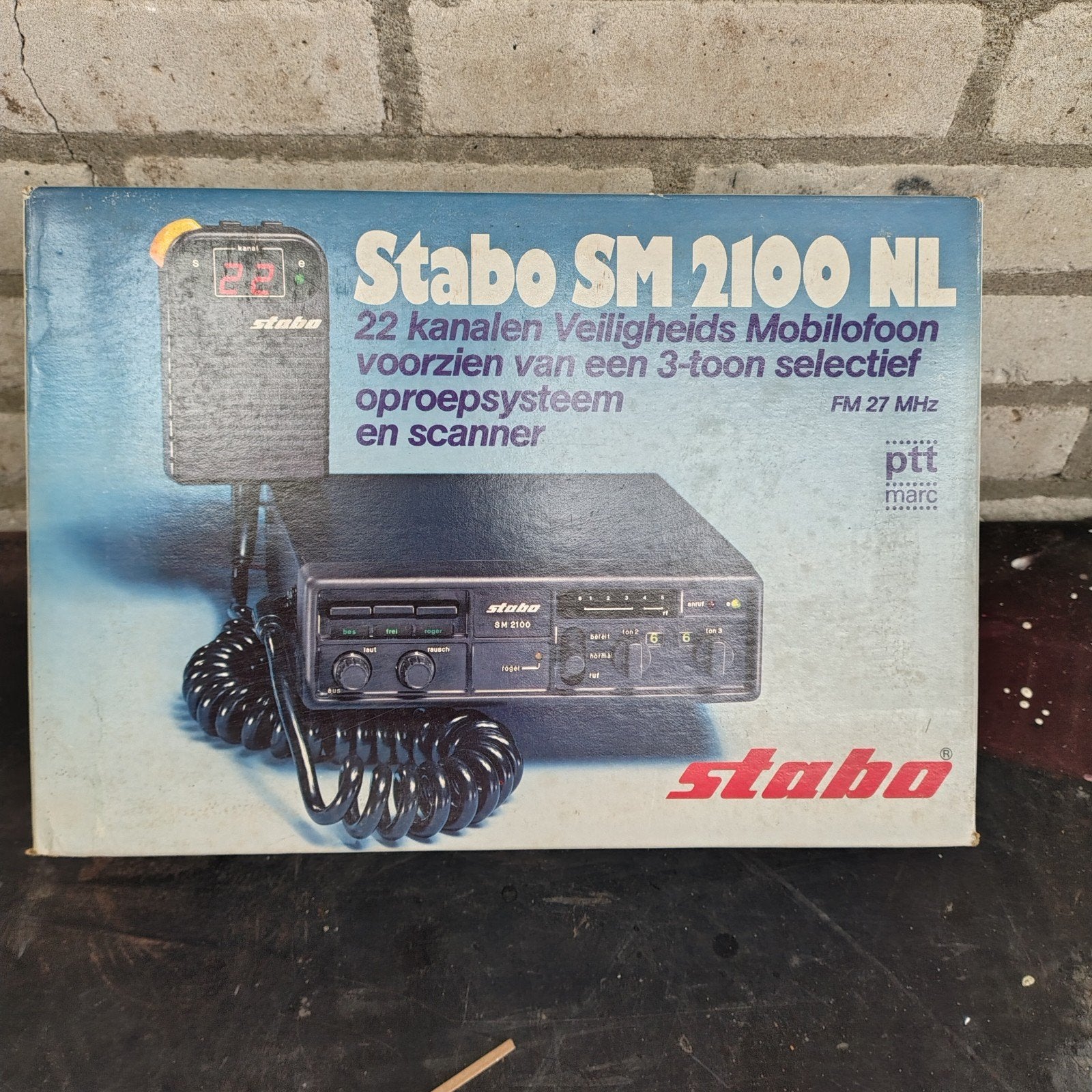 Stabo SM 2100 NL 27MHz nieuw ongebruikt in doos, Ophalen of Verzenden, Nieuw, Zender en Ontvanger