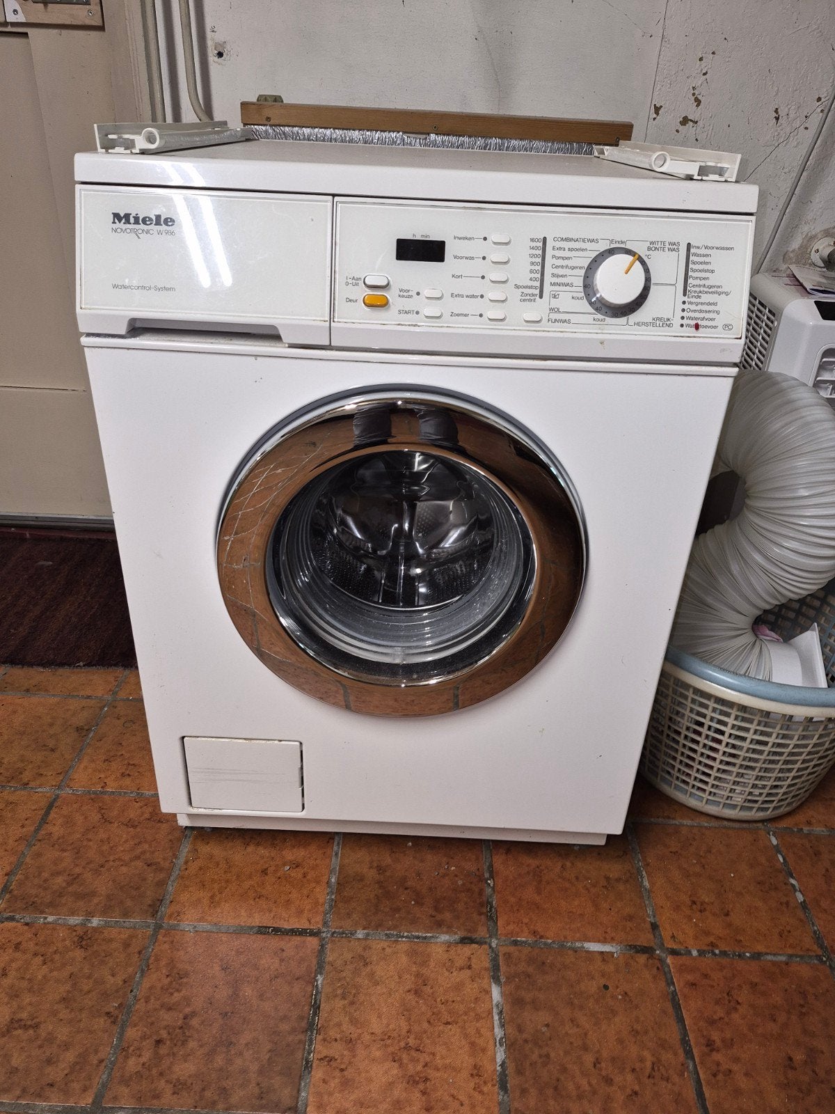 Miele Wasmachine W986, Ophalen, Gebruikt, Voorlader, Kort programma