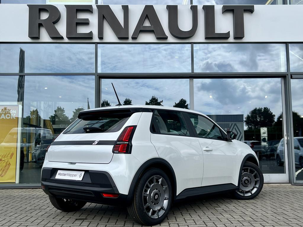 Renault 5 Urban Range Evolution 40 kWh | TIJDELIJK VOORDEEL!, 12 maanden, Stof, Zwart, Wit