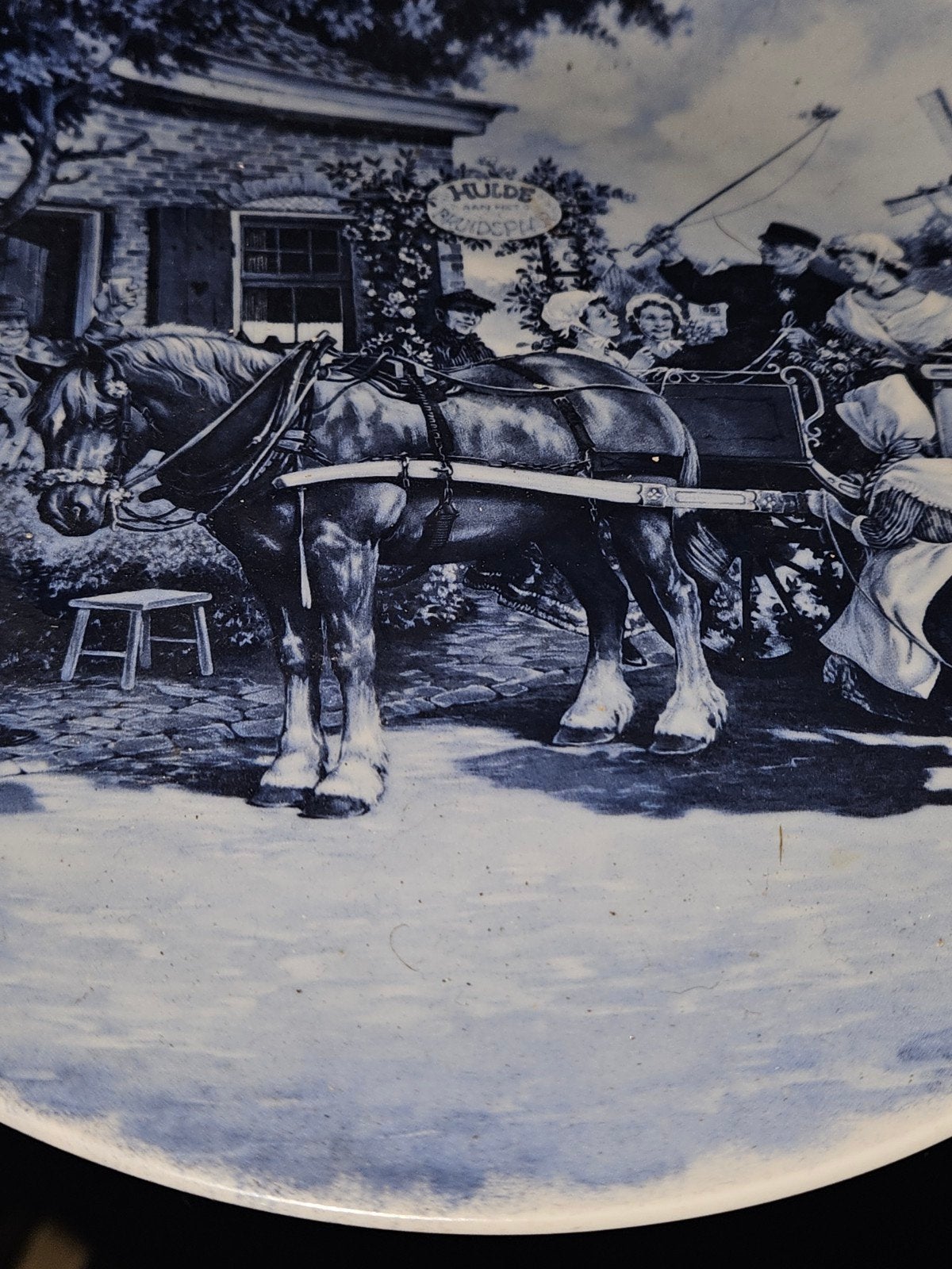 Delfts Blauw Wandbord - Handgedecoreerd Holland, Ophalen of Verzenden