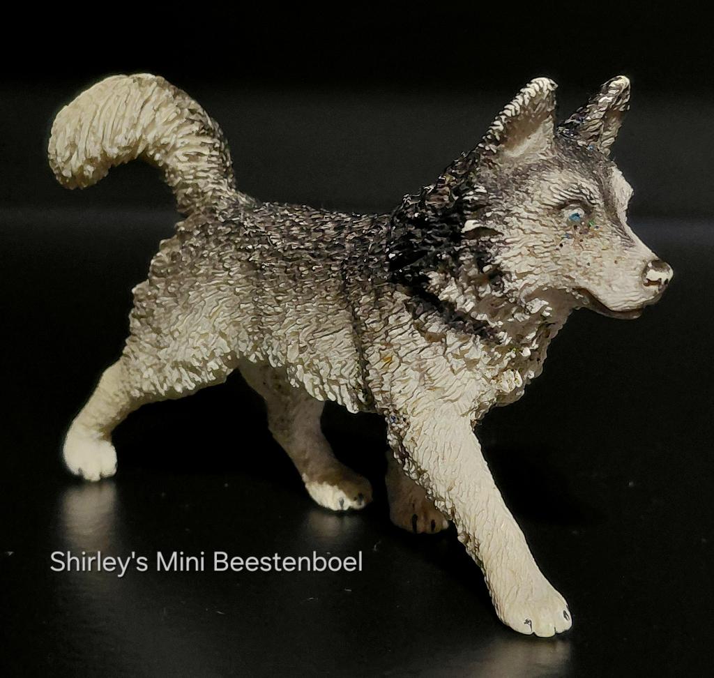 schleich husky, Ophalen of Verzenden, Gebruikt, Hond of Kat, Beeldje of Figuurtje
