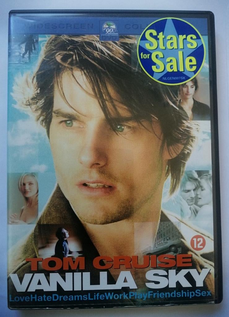 Vanilla Sky DVD - Tom Cruise, Penelope Cruz (Thriller), Vanaf 12 jaar, Verzenden, Gebruikt, Overige genres