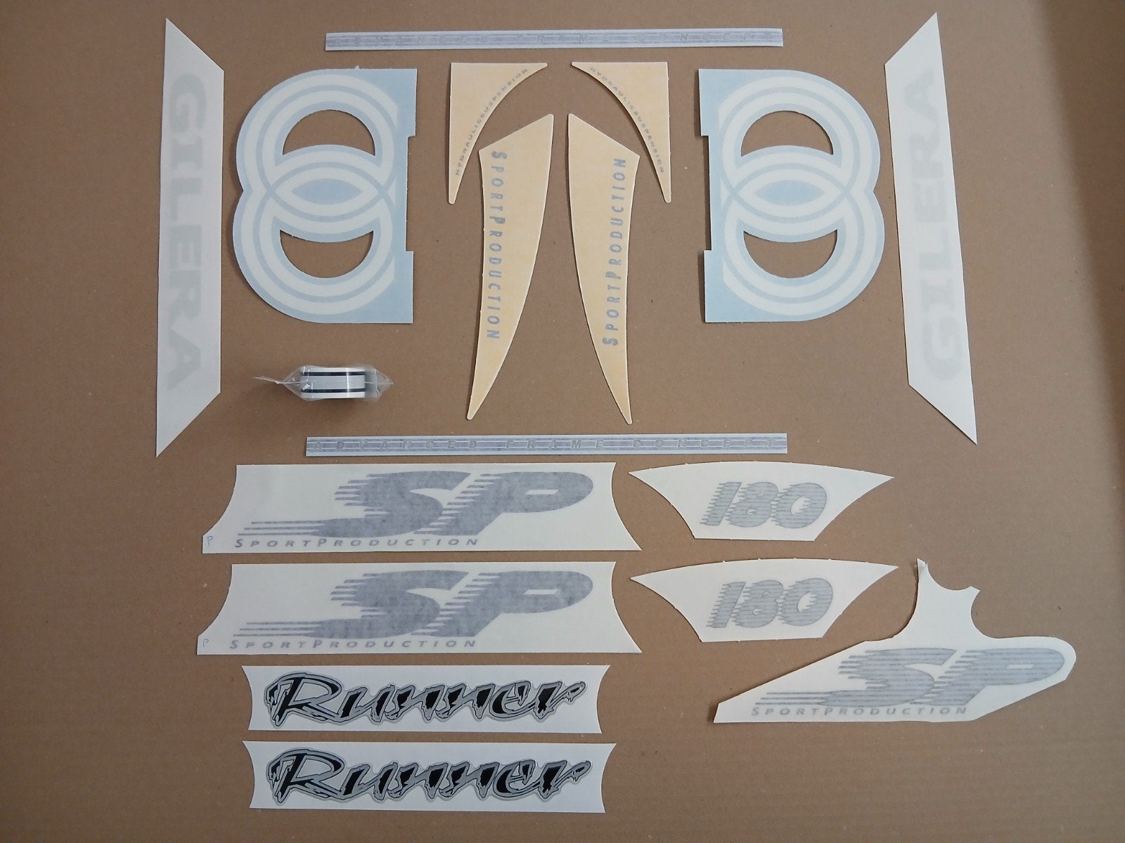 stickerset Gilera Runner SP yellow violet, Ophalen of Verzenden