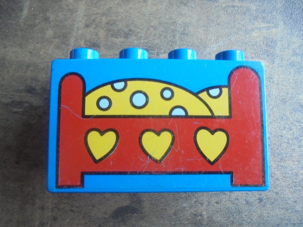 Lego Duplo Brick 2x4x2 (zie foto's) 2, Kinderen en Baby's, Speelgoed | Duplo en Lego, Ophalen of Verzenden, Gebruikt, Losse stenen