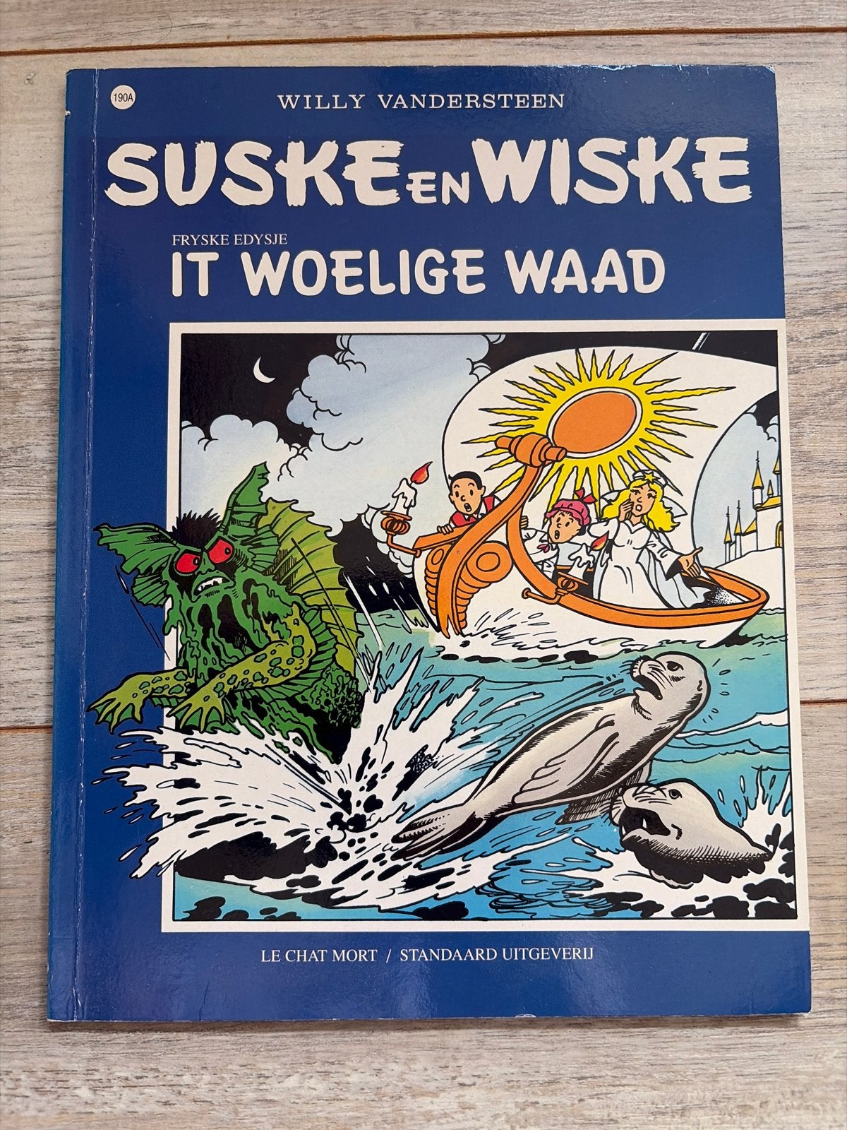 Suske en Wiske - It Woelige Waad (Friese editie), Boeken, Stripboeken, Eén stripboek, Ophalen of Verzenden, Gelezen