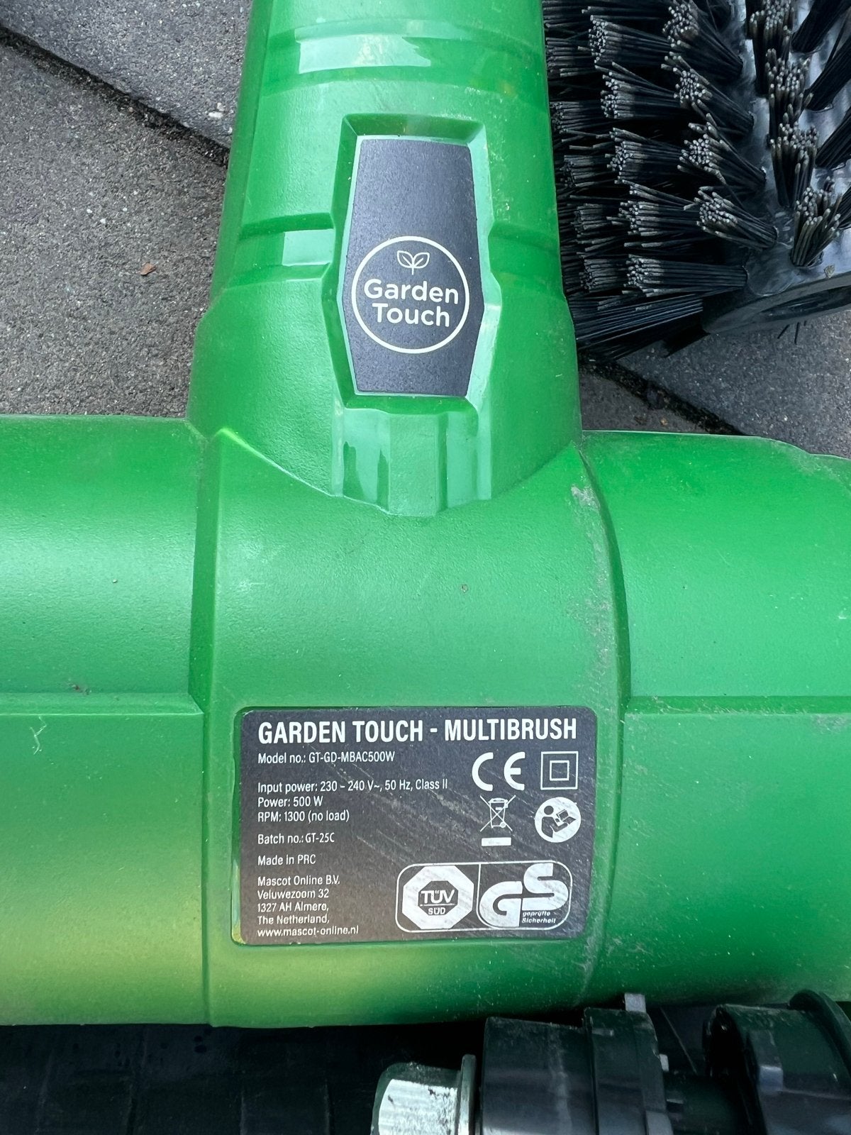 Garden Touch Multibrush GT-GD-MBAC500W - Elektrische Borstel, Ophalen, Gebruikt, Overige soorten