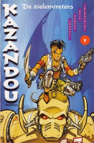 Kazandou. Nr 1 en 8., Boeken, Meerdere stripboeken, Ophalen of Verzenden, Gelezen